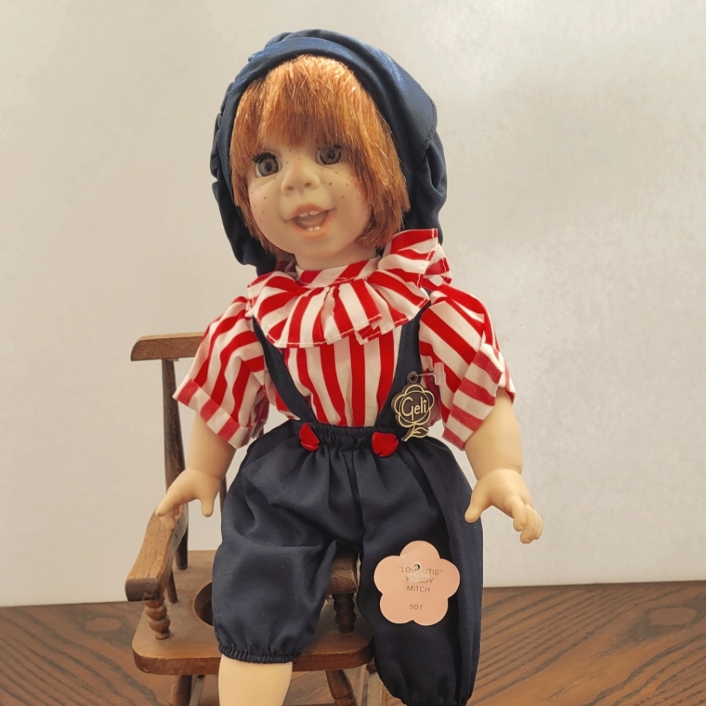 Menecas Geli rare vintage doll  "Mitch"